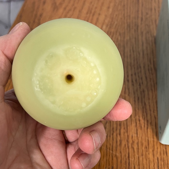 PartyLite Pair of 3” Ball Candles New in Box Ginger Apple Q36529 - Picture 4 of 4